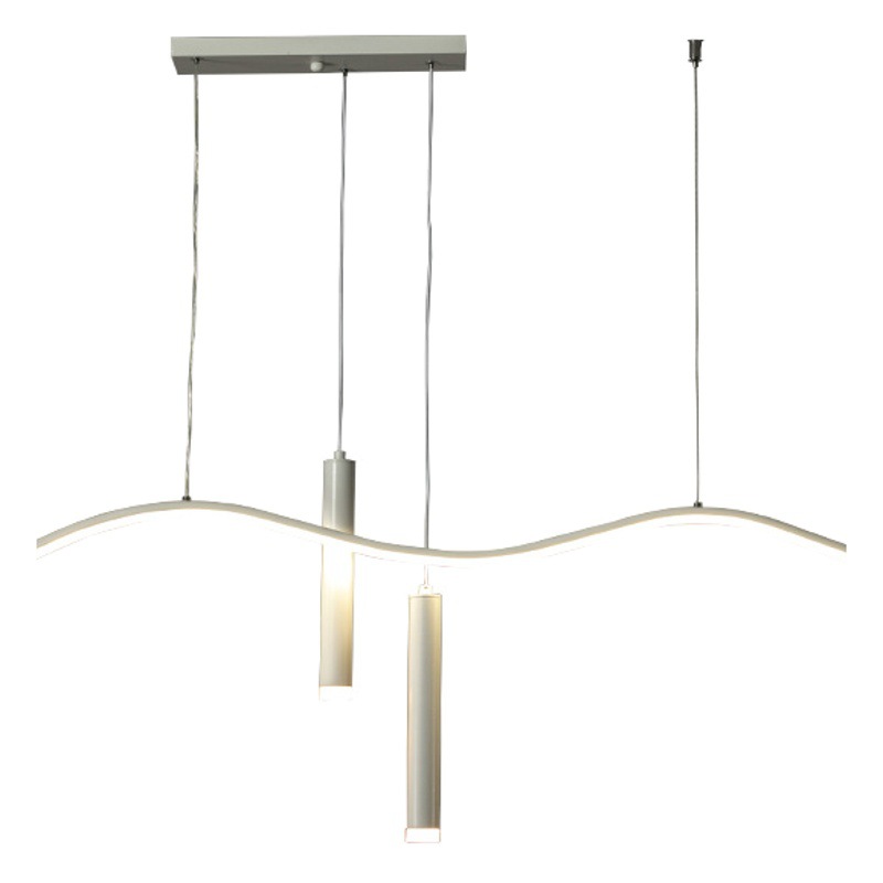 Lámpara de comedor, candelabros en línea minimalista, celebridades de Internet 2025, nuevo estilo moderno, minimalista, ambiente, bar, comedor, lámparas Zhongshan