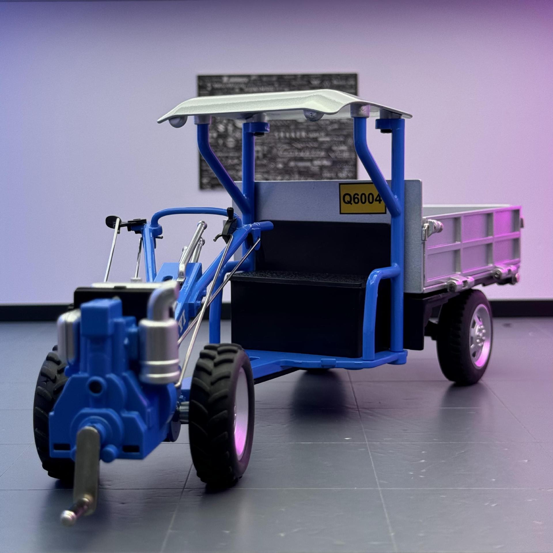 Modelo de coche de aleación Qiyi 1:32 caminar con una mano, tractor agrícola, coche de juguete deslizante, modelo de sonido, decoración, venta al por mayor