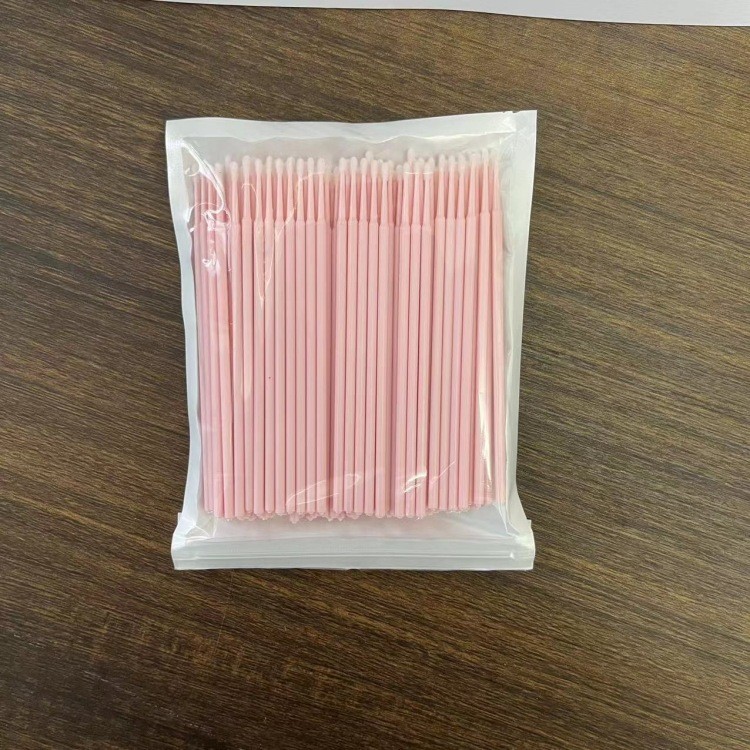 新しい接ぎ木まつげ綿棒清潔棒洗浄棒まつげ栽培紋刺繍綿棒美化粧綿棒