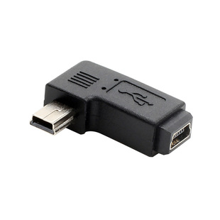 mini USB����ĸ�D���^ 90���ҏ� mini 5P���Dĸ���^ USB�D���^
