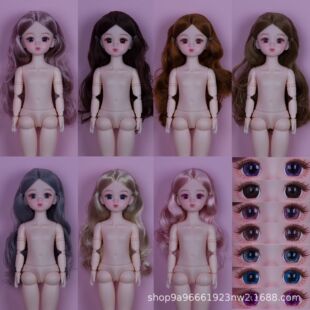 ���ֵ6��30����BJD������3D���۶�ɫ��ͫ�������^�����Ů�����
