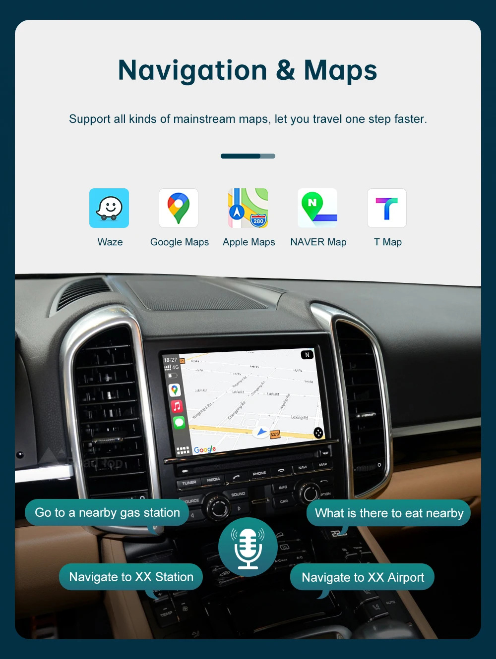 Wireless Carplay Car-Machine Interconnection Is Suitable for Porsche Pcm3.0 Pcm3.1 Decoder Module Decoder