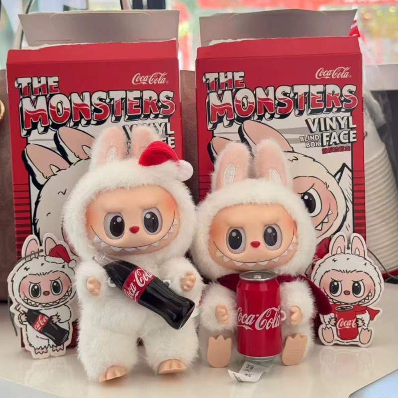POPMART三代拉布布可乐款泡泡玛特系列坐坐派对潮玩搪胶毛绒盲盒|undefined
