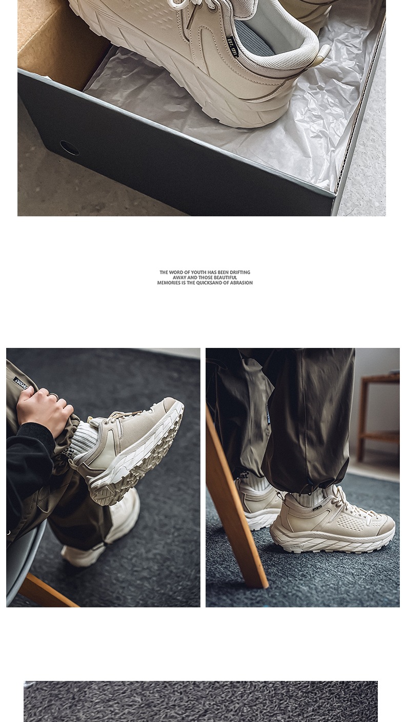 ShoeGlobe Frühjahr 2025 Neue Arbeitsschuhe für Herren: Rutschfest, abriebfest, mit dicker Sohle – ideal für Outdoor-Aktivitäten wie Wandern und andere Sportarten._voghion.com