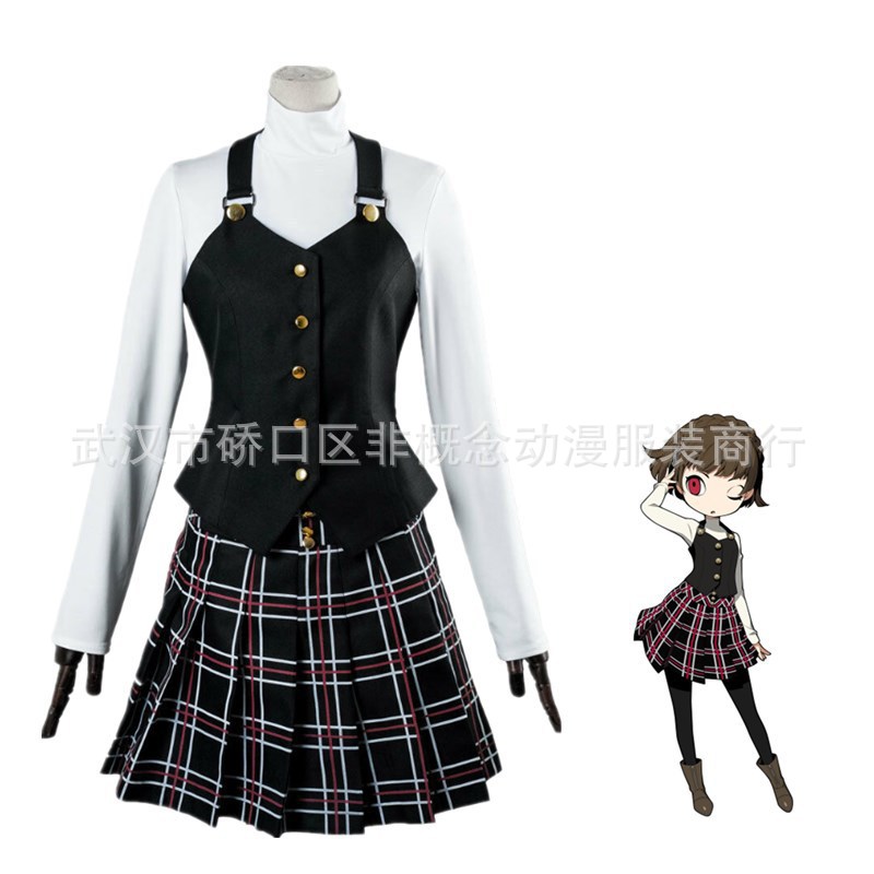 Persona 5 Shinnosuke Maki Uniform Cosplay Role-Playing Performance Costume Jk Female Shinnosuke Maki School Uniform Cos