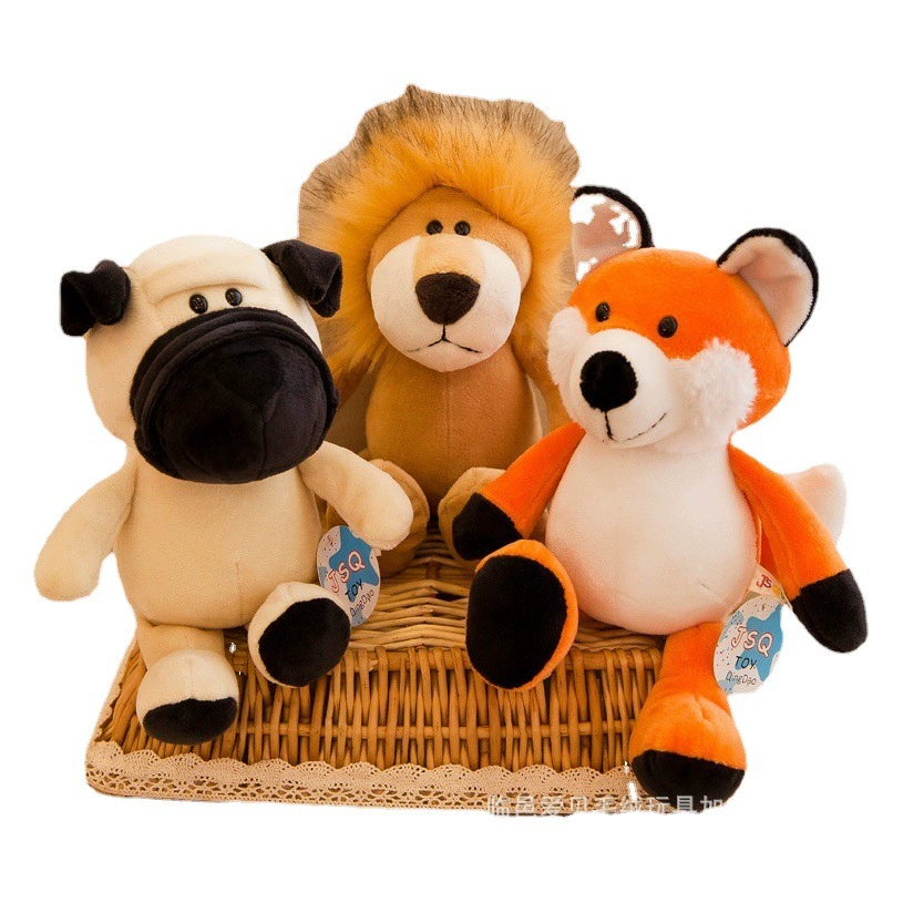 Восемь дюймов 25/35 см мультфильм Лес животных тряпка кукла плюшевые игрушки кукла подушка