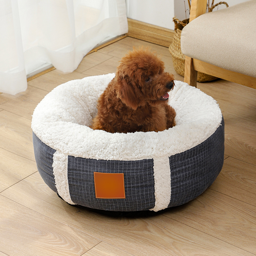 Cat's Nest Four Seasons Universal Super Big Winter Cálido Cat Villa Cerrado Red de Internet Multer Cat Family Donut Perro