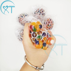 6.0 Stress Relief Pressure Relief Grape Ball Pressure Relief Toy Squeeze Stress Relief Crystal Color Beads Ball Water Ball Children's Toy