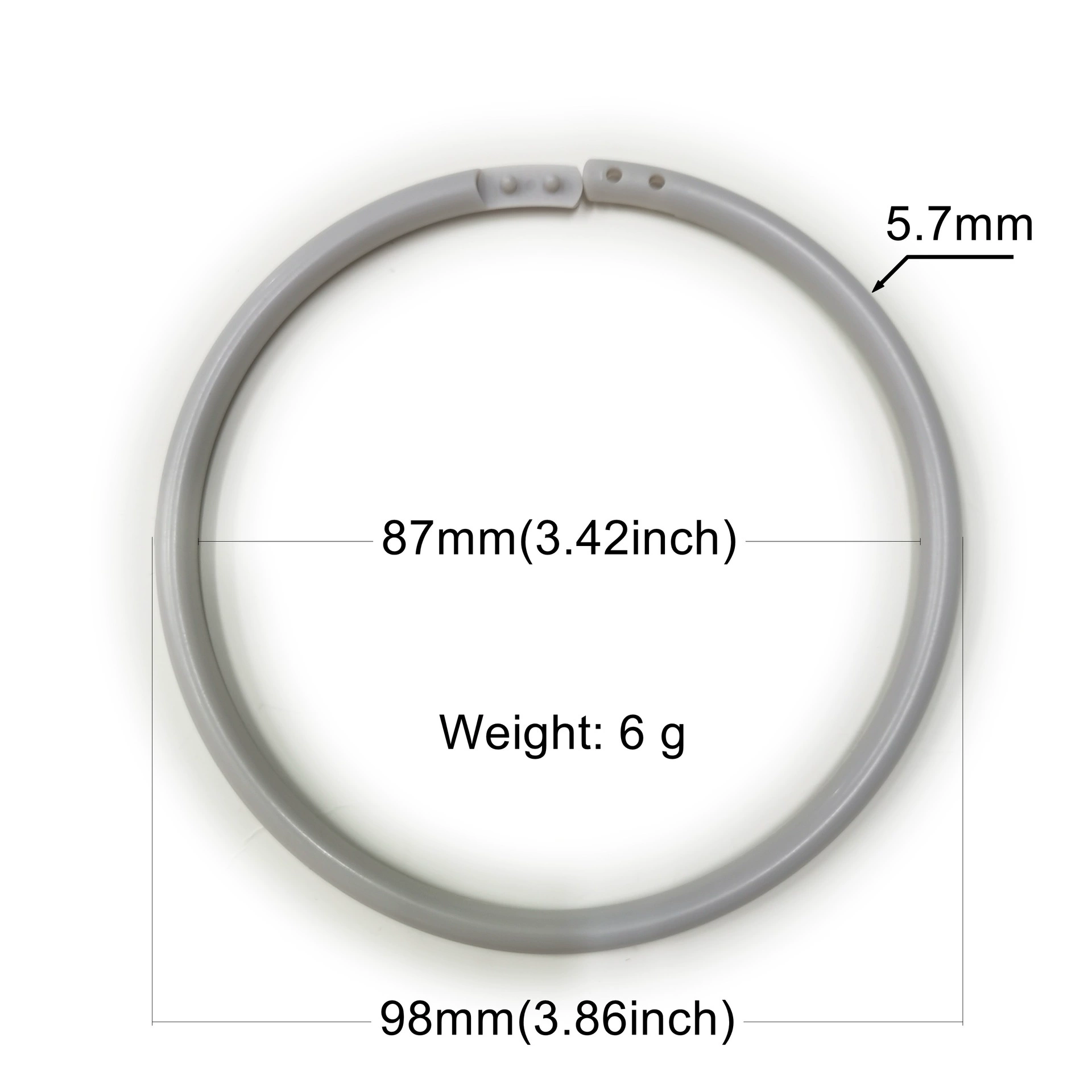 10 см открытое и закрытое круглое кольцо Пряжка Толщина 5,7 мм американский стандарт Европейский стандарт подвесное кольцо для коляски раннее образование карточная книга Открытое кольцо