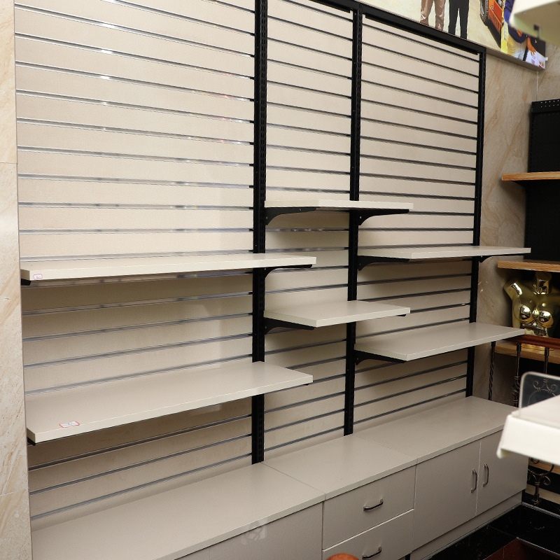 厂家直供简约货柜物品展示柜单面可定商场服装店置物架服装展示架