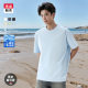 [Solona Cool] 7A Antibacterial T-shirt Men's and Women's 300G Heavy Fashion Brand Jacket Summer Five-point Sleeve Round Neck Shirt