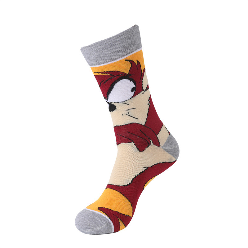 Wholesale Trendy Men'S Cotton Cartoon Tube Socks Stockists Women'S Animation Personalized Socks-5Prs 33 Undefined