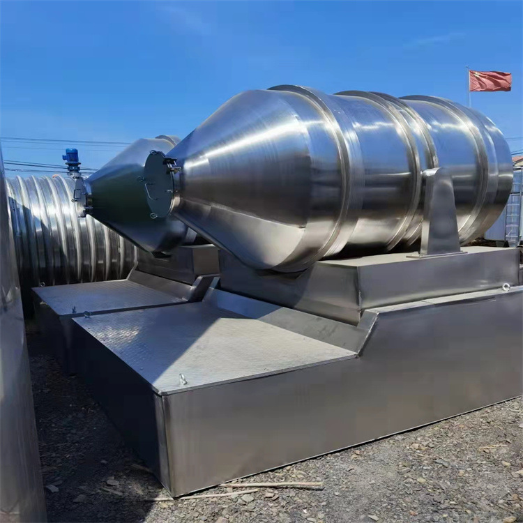 供应二手化工粉末不锈钢混合设备 粉状粒状物料二维混合机