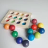 Twelve-color rainbow ball (3.5cm with tray)