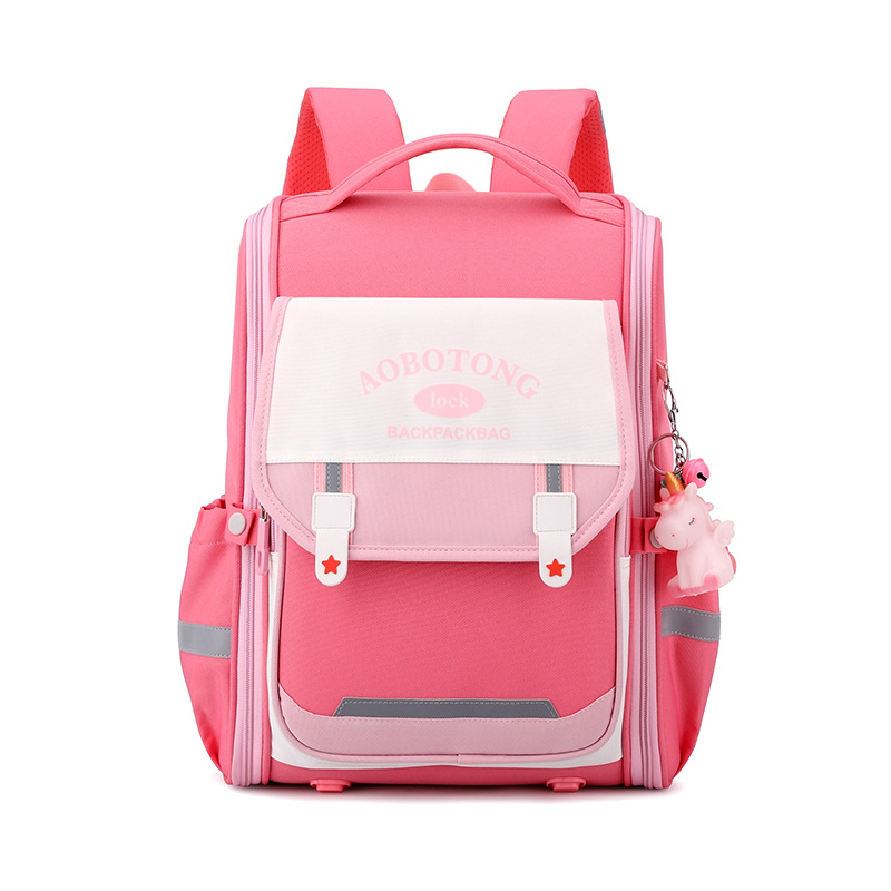 Natural Fish 2025 nuevas mochilas escolares para niños y estudiantes de grado 1-3 versión coreana de gran capacidad para reducir la carga y proteger la columna