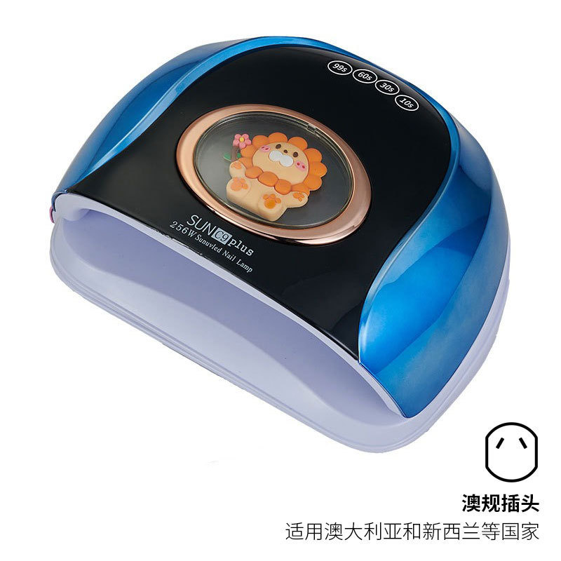 256w luz de manicura de alta potencia LED inteligente manicura luz de horno UV manicura luz de horno encantadora muñeca luz de fototerapia transfronteriza