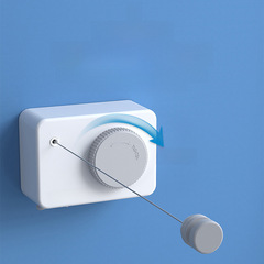 悅本家室內伸縮晾衣繩 不鏽鋼晾曬衣繩子加粗 牆上壁掛涼衣繩批發