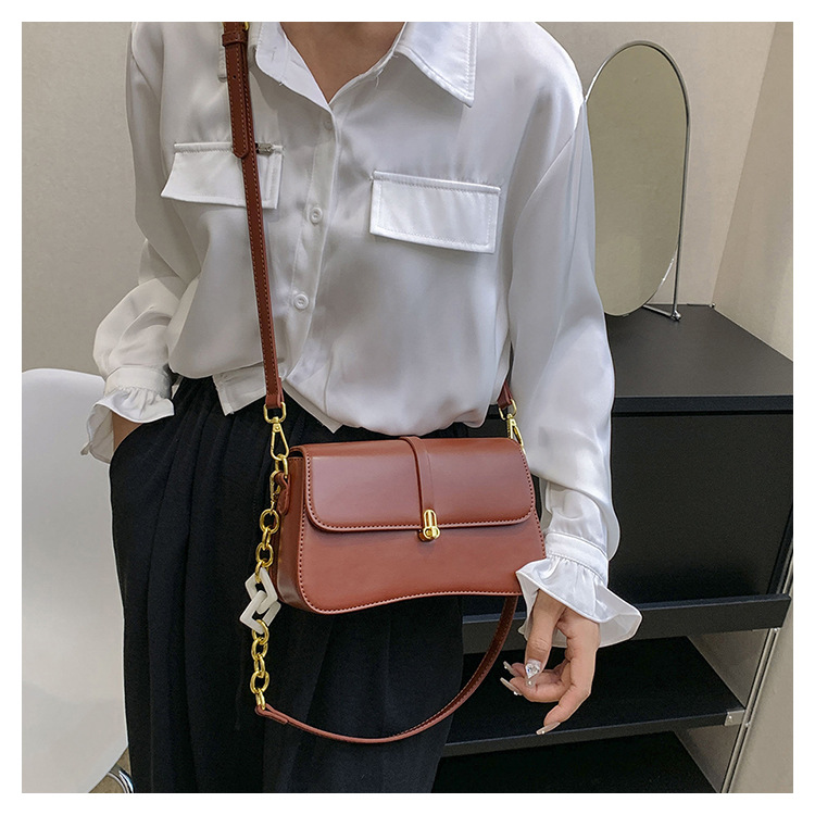 Borsa a tracolla elegante da donna con catena borsa a spalla_voghion.com