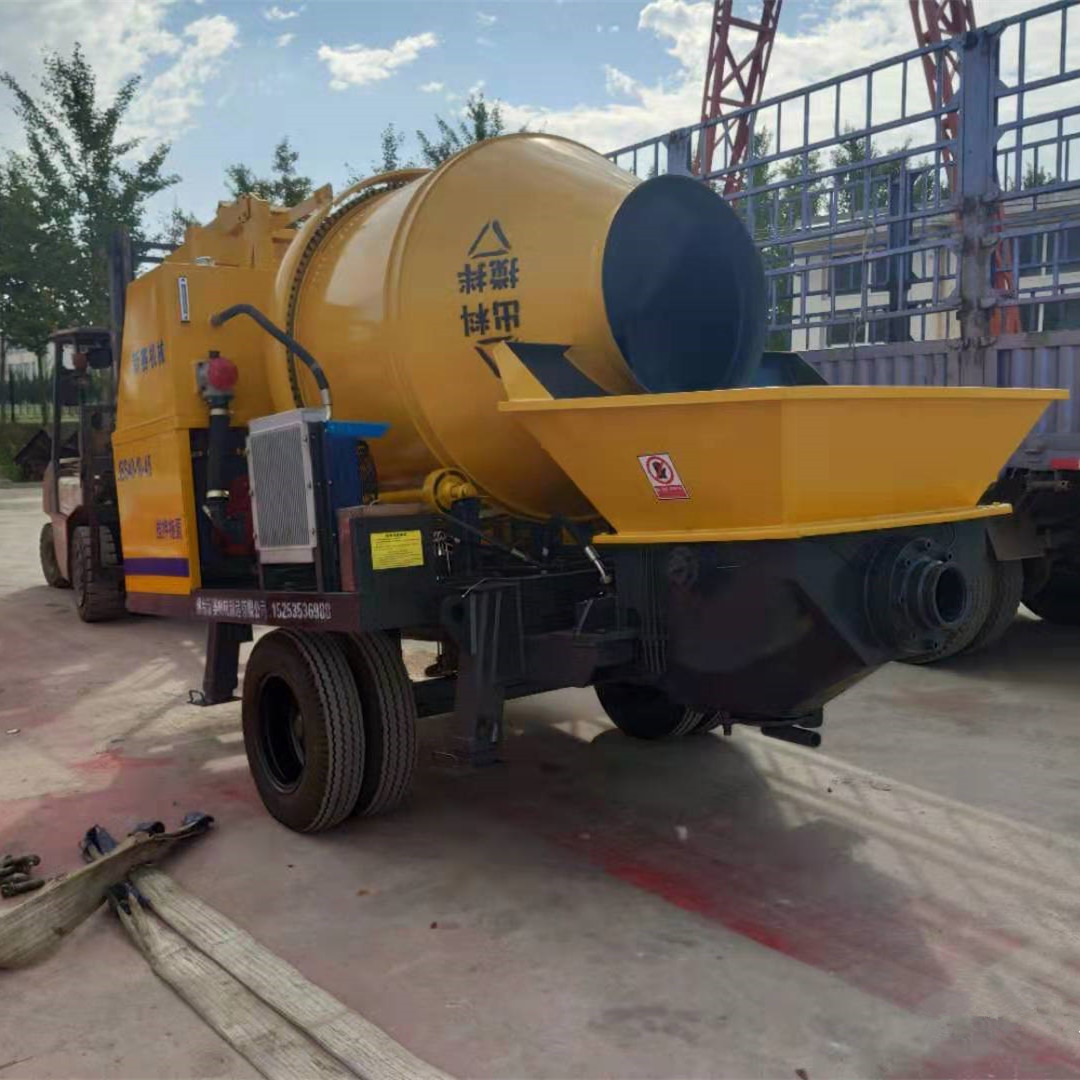 农建用45KW电动搅拌拖泵 混凝土搅拌泵 输送泵 配发电机组的泵机