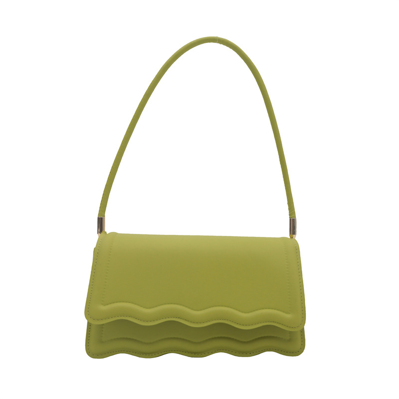 Bolso de hombro retro 2024 primavera y verano nuevo color caramelo estilo estilo estilo extranjero literatura y arte minimalista bolso bajo la axila bolso pequeño