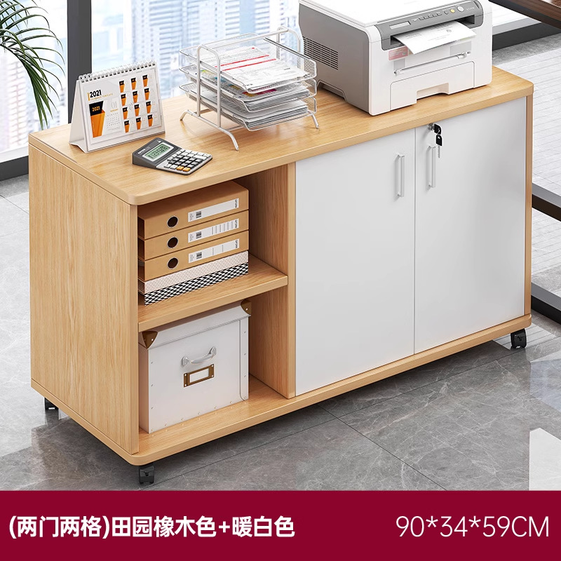 [2칸 2도어 모델] 90cm 패스토럴 오크 컬러