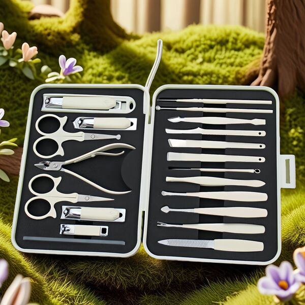 Set stainless steel for nails