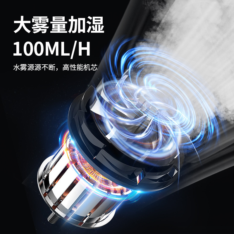 USBスプレー小型扇風機ミニオフィスデスクトップ学生寮充電式エアコン加湿器水霧|undefined
