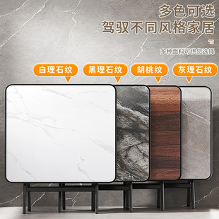 Customized Foldable Table Folding Square Table Rental Dining Table Simple Modern Portable Outdoor Round Table Small