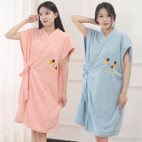 Банный халат, коралловое бархатное банное полотенце, мягкая пижама, увеличенная толщина