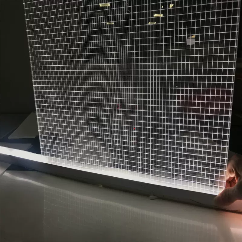 LED55寸背光源激光打点导光板三菱模具背光板灯箱 厂家直销