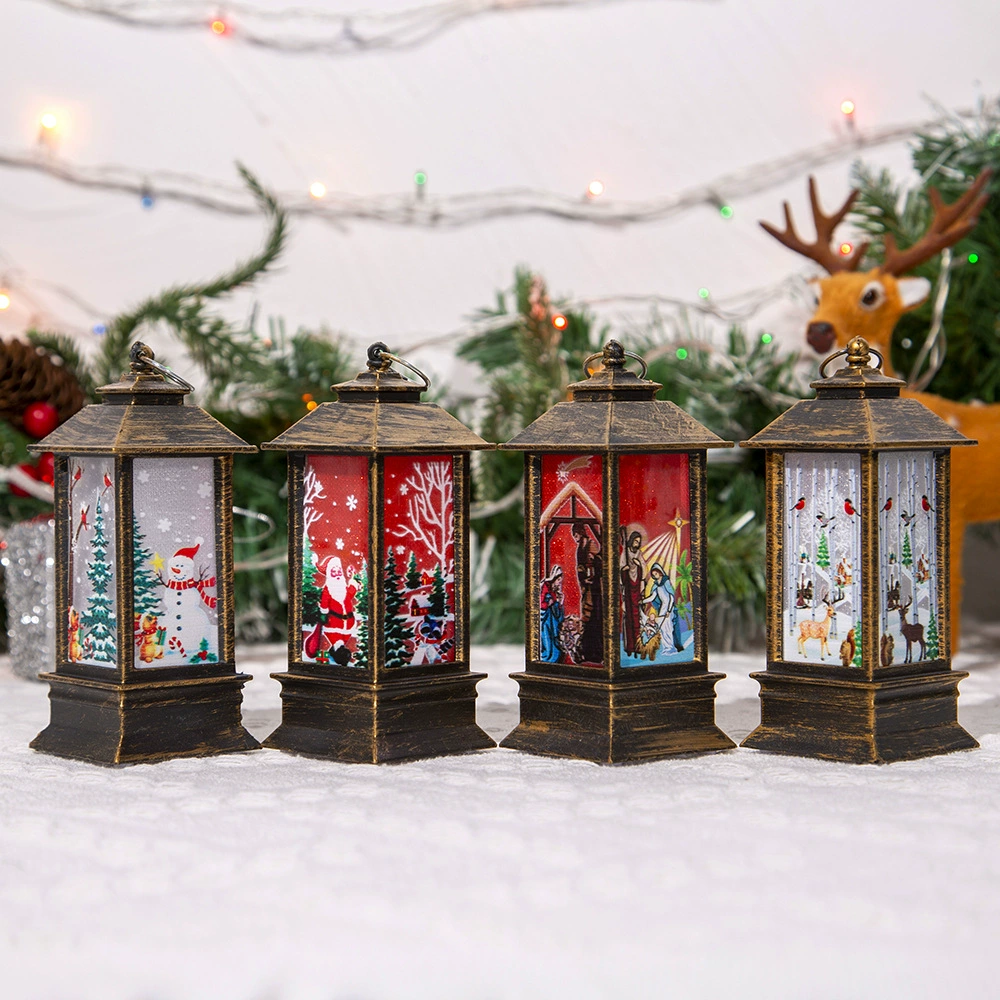 Christmas decorations, LED square lamp, electronic night light