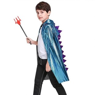 Kids Halloween Costumes Dinosaur Cloak Carnival Cloak Dinosaur Cloak Party Performance Costume