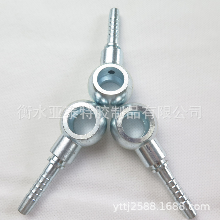 70011镀锌碳钢锻造铰接空心液压软管端部配件