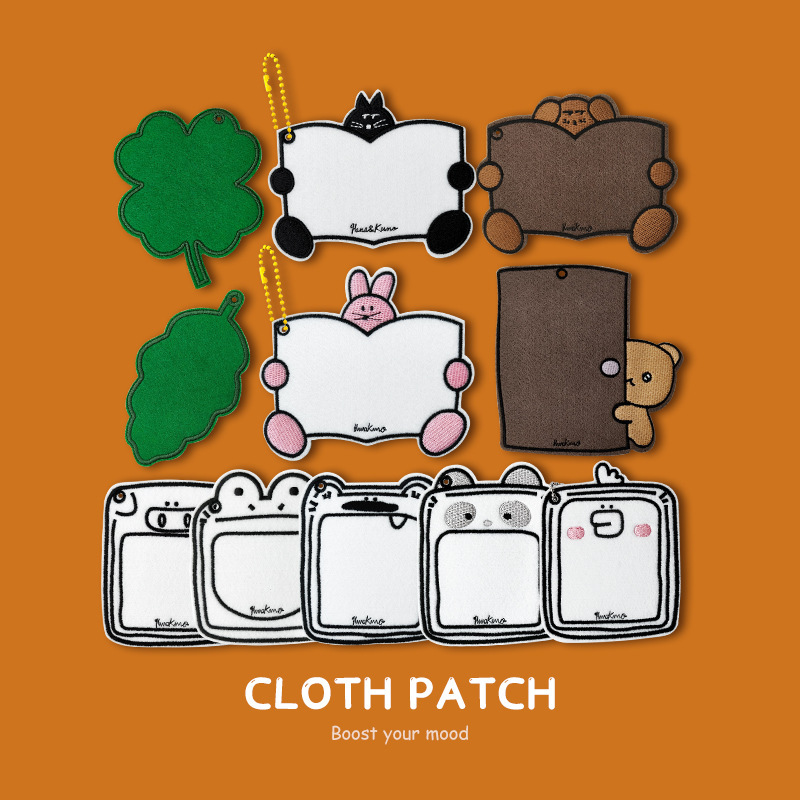 Bag Pendant Doll DIY Accessories Small Doll Car Key Pendant Cartoon Felt Pendant Decoration with Chain