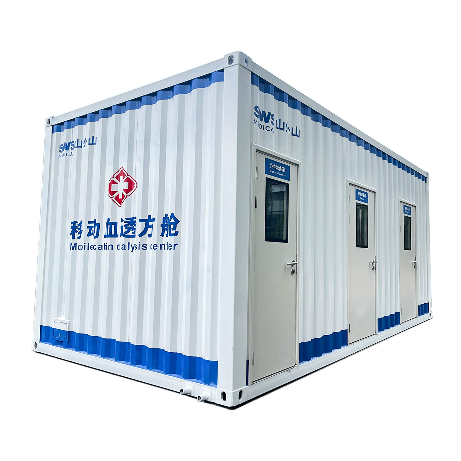 Мобильная гемодиализная медицинская кабина спроектирована по требованию