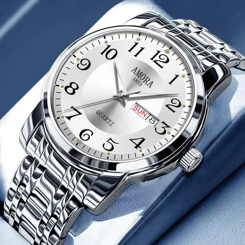 Brand New Digital Watch, Fully Automatic Non-Mechanical Watch, Waterproof Quartz Watch, Fashionable Watch, Men's Student Watch