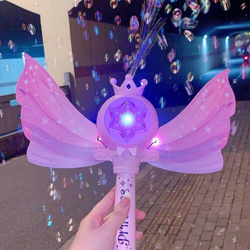 Best-selling bubble machine electric bubble gun bubble stick roadside stall children's bubble toy