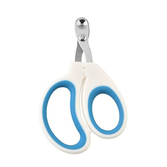 Stainless steel pet round mouth single hole blind nail clippers cat nail beauty cleaning supplies pet nail clippers