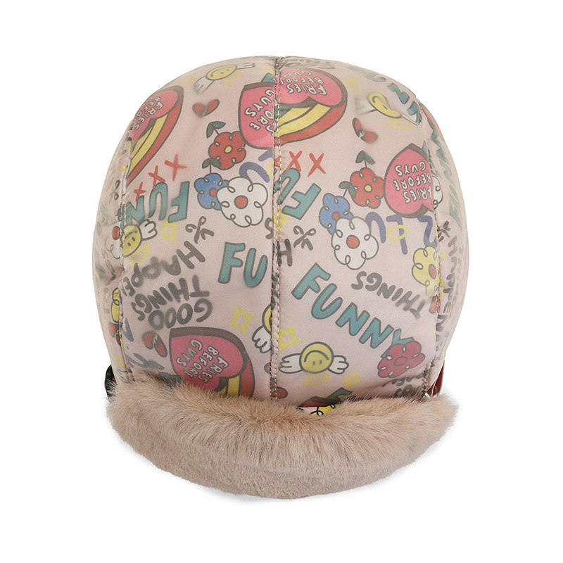 Trapper Hats Lei Feng pălărie îngroșată iarnă în aer liber pălărie caldă pentru femei care călăresc pălărie rezistentă la vânt plus pălărie din bumbac și catifea_voghion.com