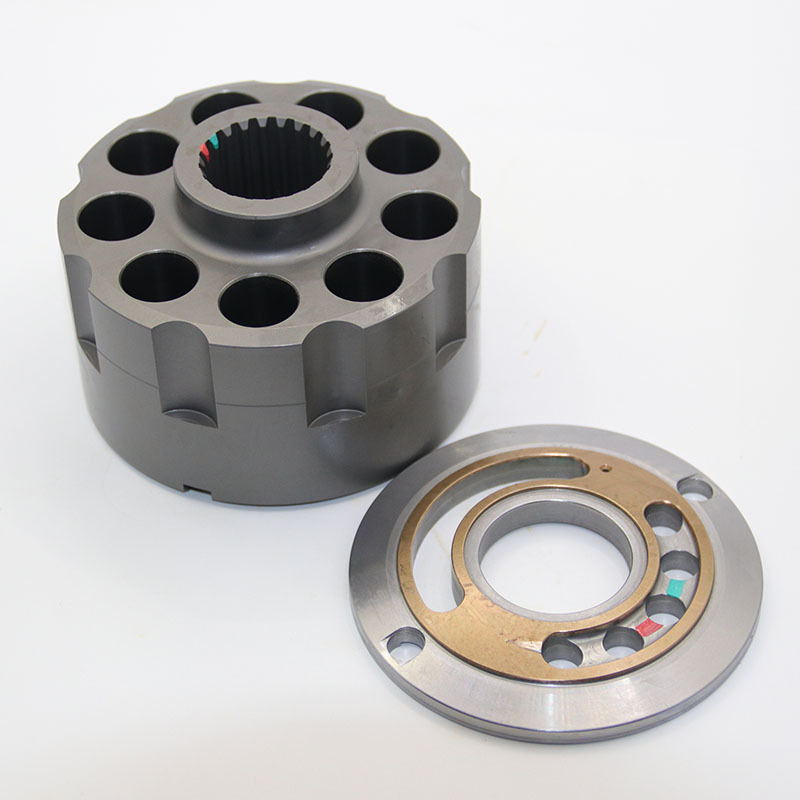 挖掘机配件日立ZAX120-6/130-5A液压泵HPK055泵胆柱塞配油盘九孔