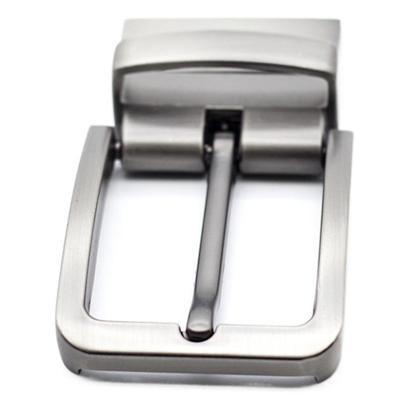 Fábrica al por mayor 3,5 cinturón de alta gama hebilla automática entrega de una sola pieza Cabeza de hebilla de PIN giratorio de aleación de zinc de cabeza de cinturón de cuero de los hombres