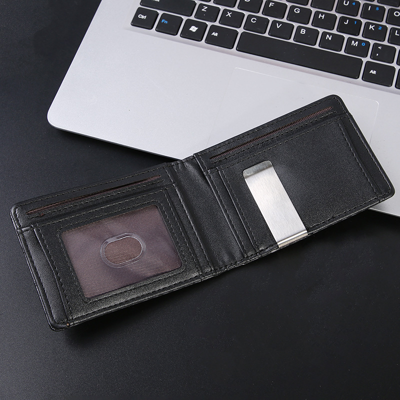 Amazon ドルクリップウォレット シンプル RFID 盗難防止ブラシ カーボンファイバー ドルクリップ カードホルダー クレジットカードホルダー 超薄型|undefined