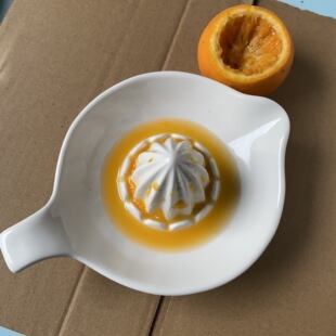 Ceramic Manual Juicer Plate Household Lemon Orange Juicer Juicer Simple Mini Fruit Juicer