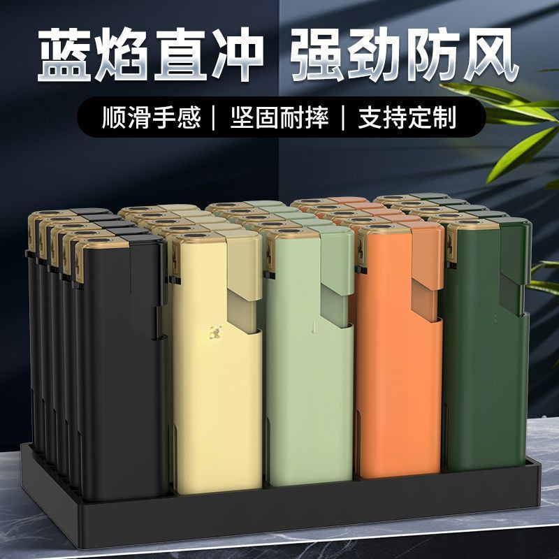 新款打火机网红防风打火机印字耐用永久批发便利高档爆款高级感|undefined