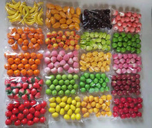 批发仿真小号水果蔬菜模型迷你35#苹果香蕉梨西瓜桃子100个一包