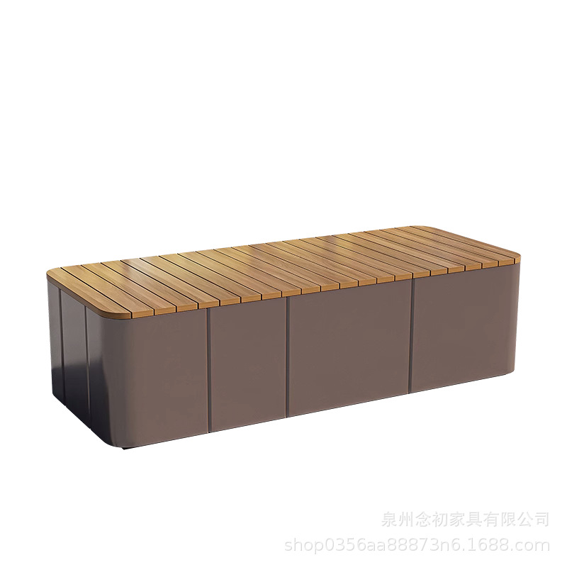 戸外鉄芸花箱組合せ販売部商店街は緑化花壇カフェ街のステンレス花溝を遮断している