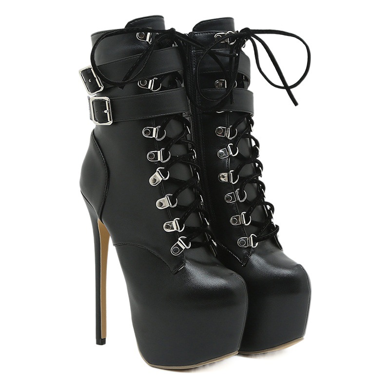 El comercio exterior de Europa y América nuevo punk fan coche botas plataforma de agua Super tacón alto stiletto botas mujeres botas image 1