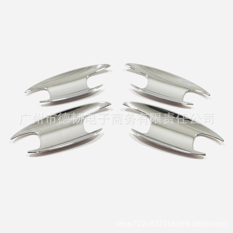 适用23-24款奔驰GLC级260L 300L镀铬门碗贴亮银门把手门腕装饰