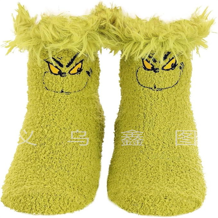 Black of Friday Deals 2024 Novelty Holiday Socks Grinch plush socks Black of Friday Deals 2024 Novelty Holiday Socks Grinch plush socks