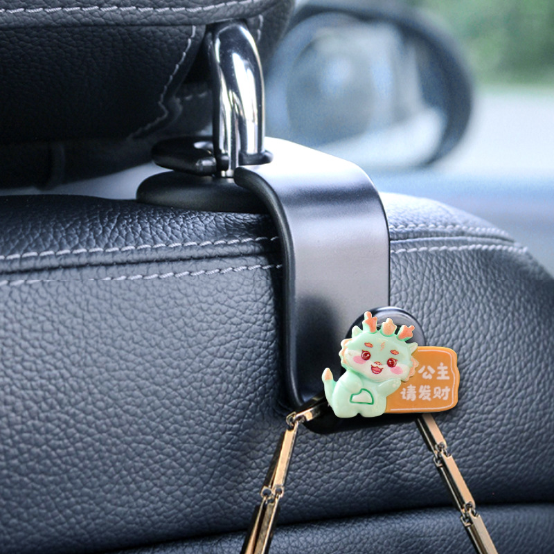 Nuevo creativo pequeño Fulong decoración de coche coche de dibujos animados consola central de coche decoración de la pantalla de navegación decoración de la cabeza